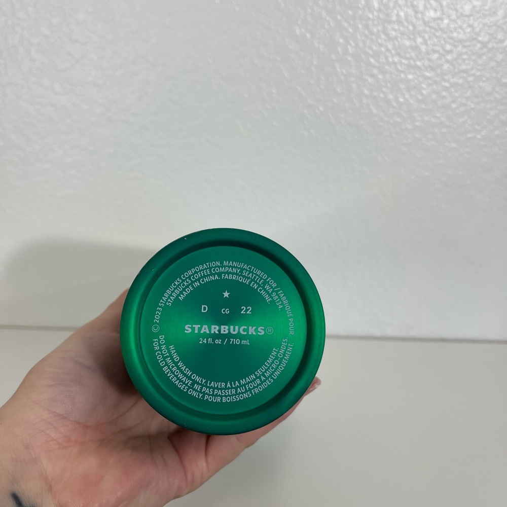 Starbucks Green Tumbler Venti 24oz - Picture 7 of 9